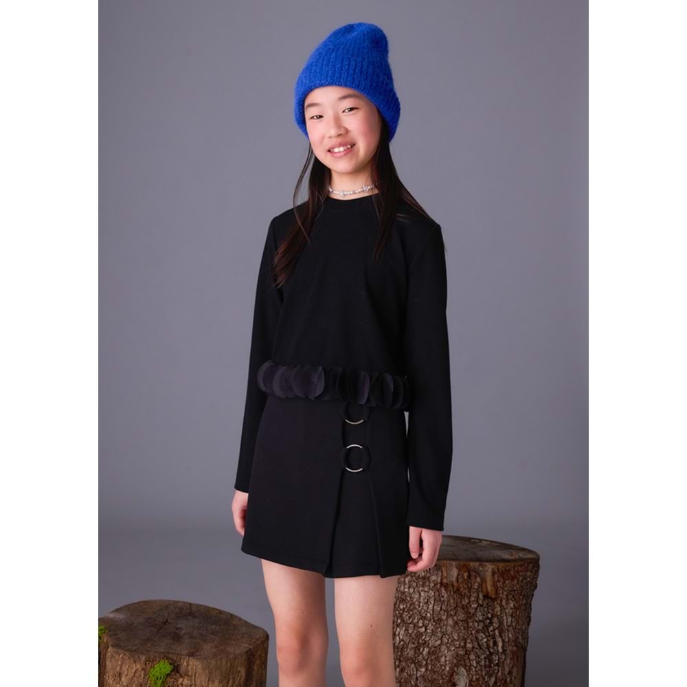 Mayoral Kız Çocuk Kazak - Mayoral - SİYAH - 10 YAŞ - 7030-SİYAH-10 YAŞ