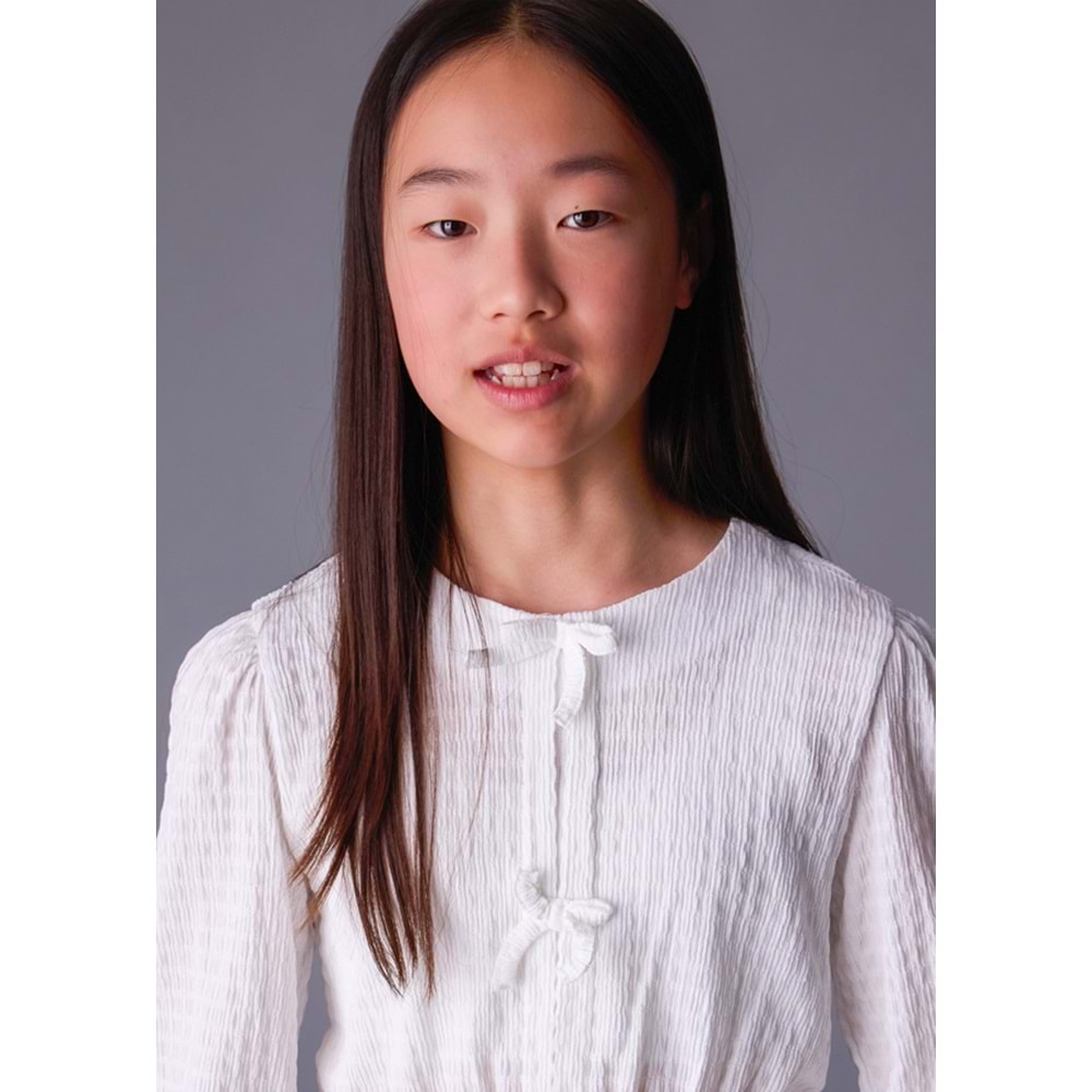 Mayoral Kız Çocuk Kazak - Mayoral -BEYAZ- 14 YAŞ - 7032-BEYAZ-14 YAŞ