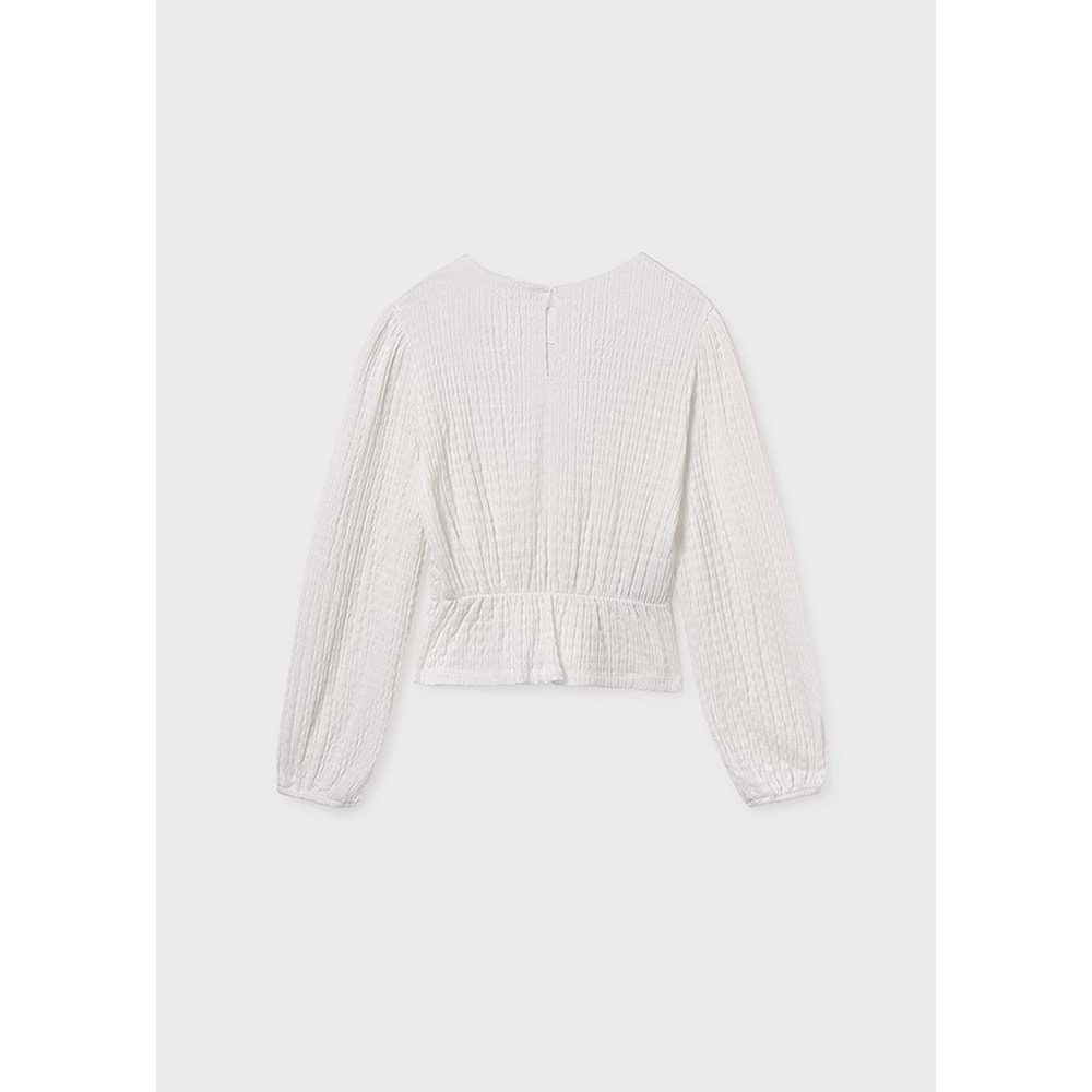 Mayoral Kız Çocuk Kazak - Mayoral -BEYAZ- 14 YAŞ - 7032-BEYAZ-14 YAŞ