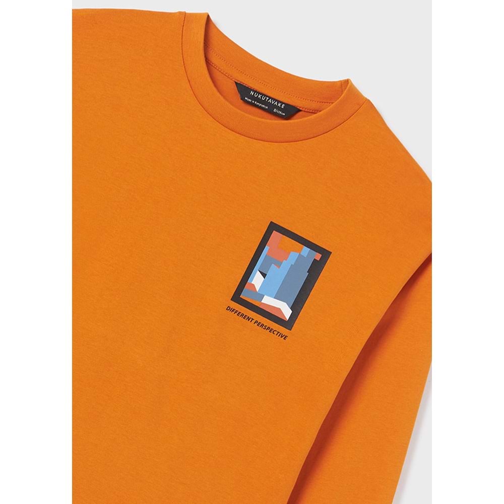 Mayoral Turuncu Çocuk Tshirt - Mayoral - TURUNCU - 14 YAŞ - 7067-TURUNCU-14 YAŞ