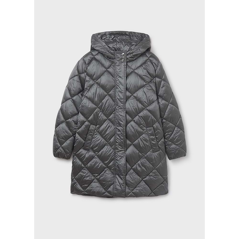 Mayoral Kız Çocuk Uzun Mont - Mayoral - GÜMÜŞ - 16 YAŞ - 7432-GÜMÜŞ-16 YAŞ