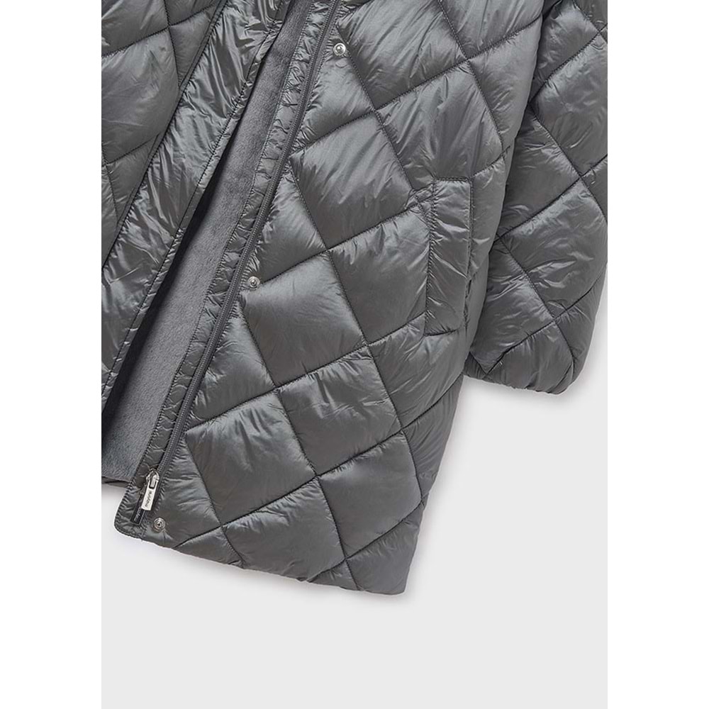 Mayoral Kız Çocuk Uzun Mont - Mayoral - GÜMÜŞ - 16 YAŞ - 7432-GÜMÜŞ-16 YAŞ