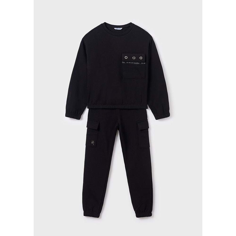 Mayoral Çocuk Eşofman Takım - Mayoral - SİYAH - 18 YAŞ - 7832-SİYAH-18 YAŞ