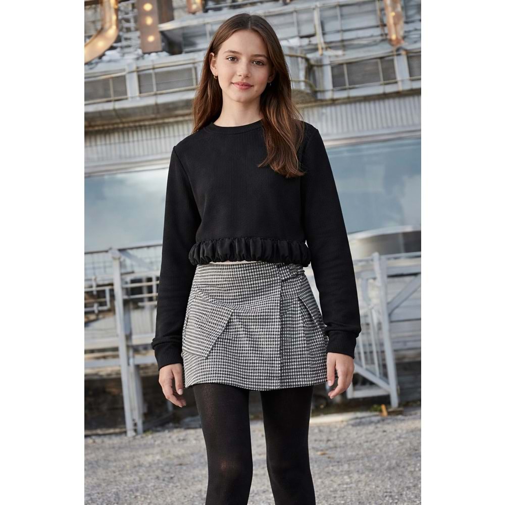 Mayoral Kız Çocuk Şort - Mayoral - SİYAH - 10 YAŞ