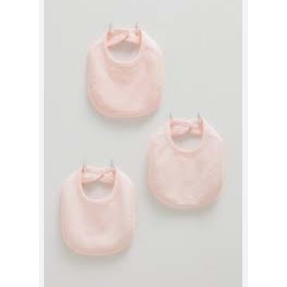 Caramell 3 Lü Ağız Önlüğü - Caramell - PEMBE - 0-6 AY - 9022-PEMBE-0-6 AY