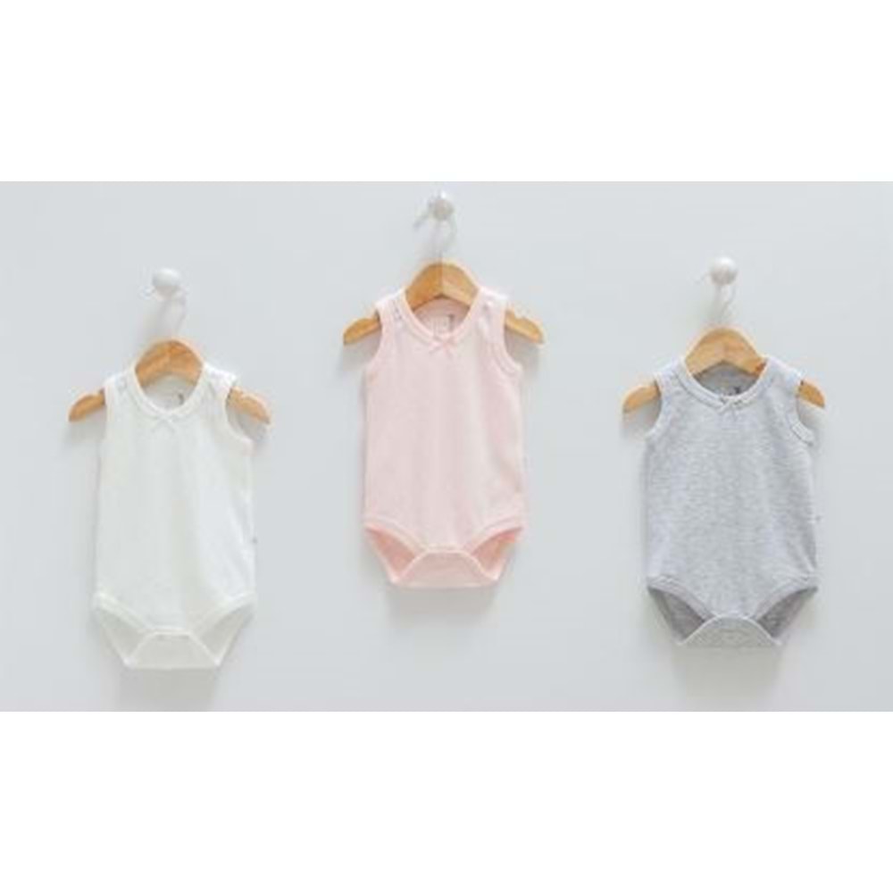 Caremell 3 Lü İp Askılı Bady - Caremell - RENKLİ - 12-18 AY - 9166-RENKLİ-12-18 AY