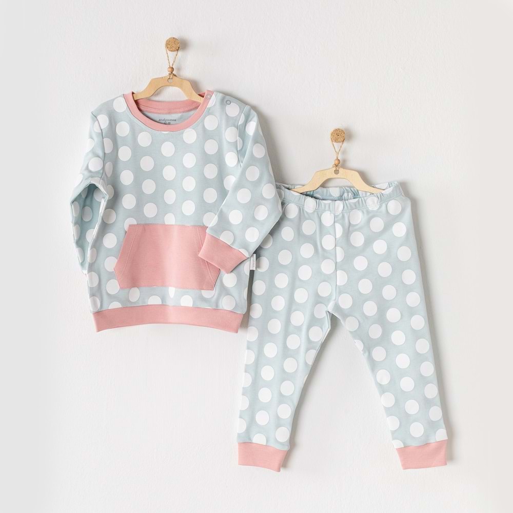 Andywawa Mint Pijama Takımı