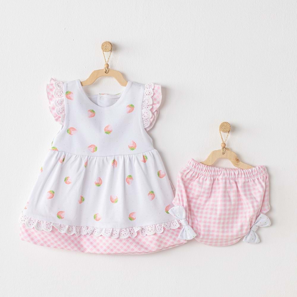 Andywawa Kız Bebek Beyaz Elbise - Andywawa - BEYAZ - 6-9 AY - AC23553-BEYAZ-6-9 AY