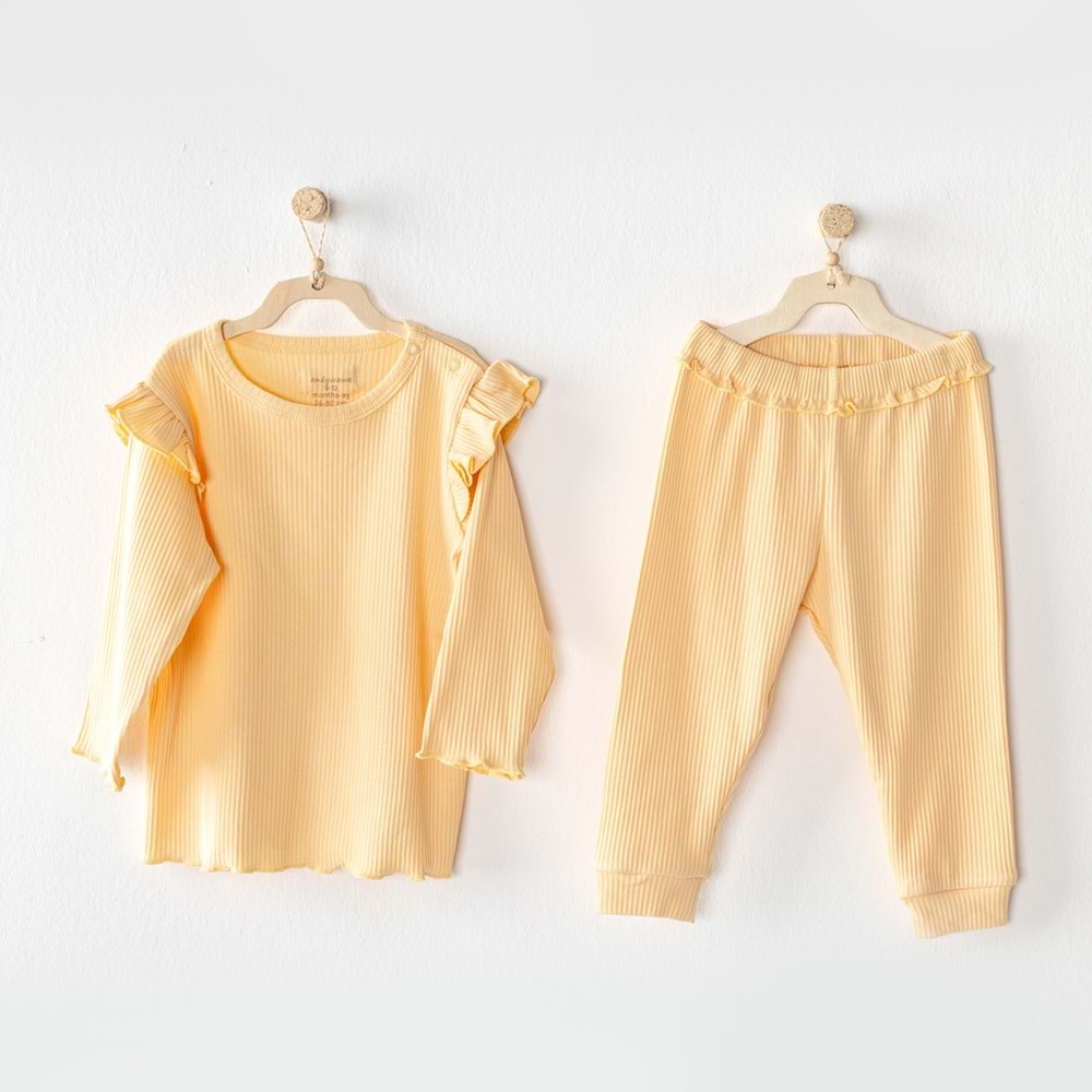 Andywawa Kız Bebek Takım - Andywawa - SARI - 2 YAŞ - AC23656--SARI-2 YAŞ