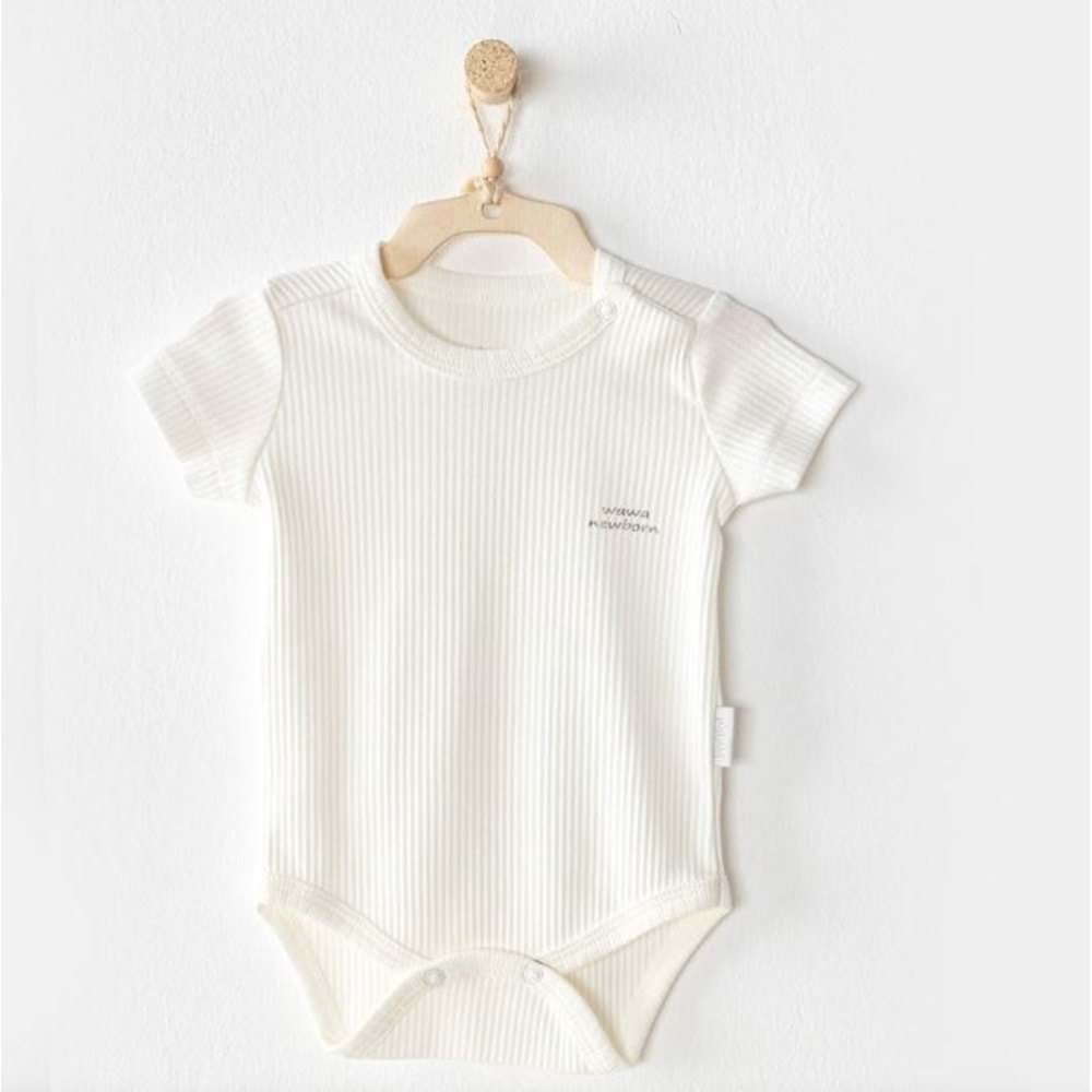 Andywawa Ecru Bebek Body - Andywawa - ECRU - 18-24 AY