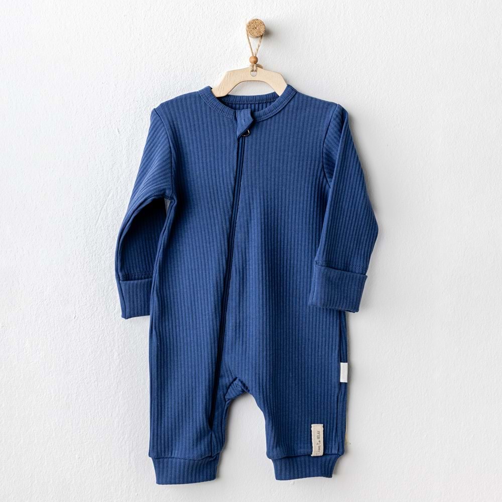 Andywawa Erkek Bebek Tulum - Andywawa - İNDİGO - 1-3 AY - AC25209-İNDİGO-1-3 AY