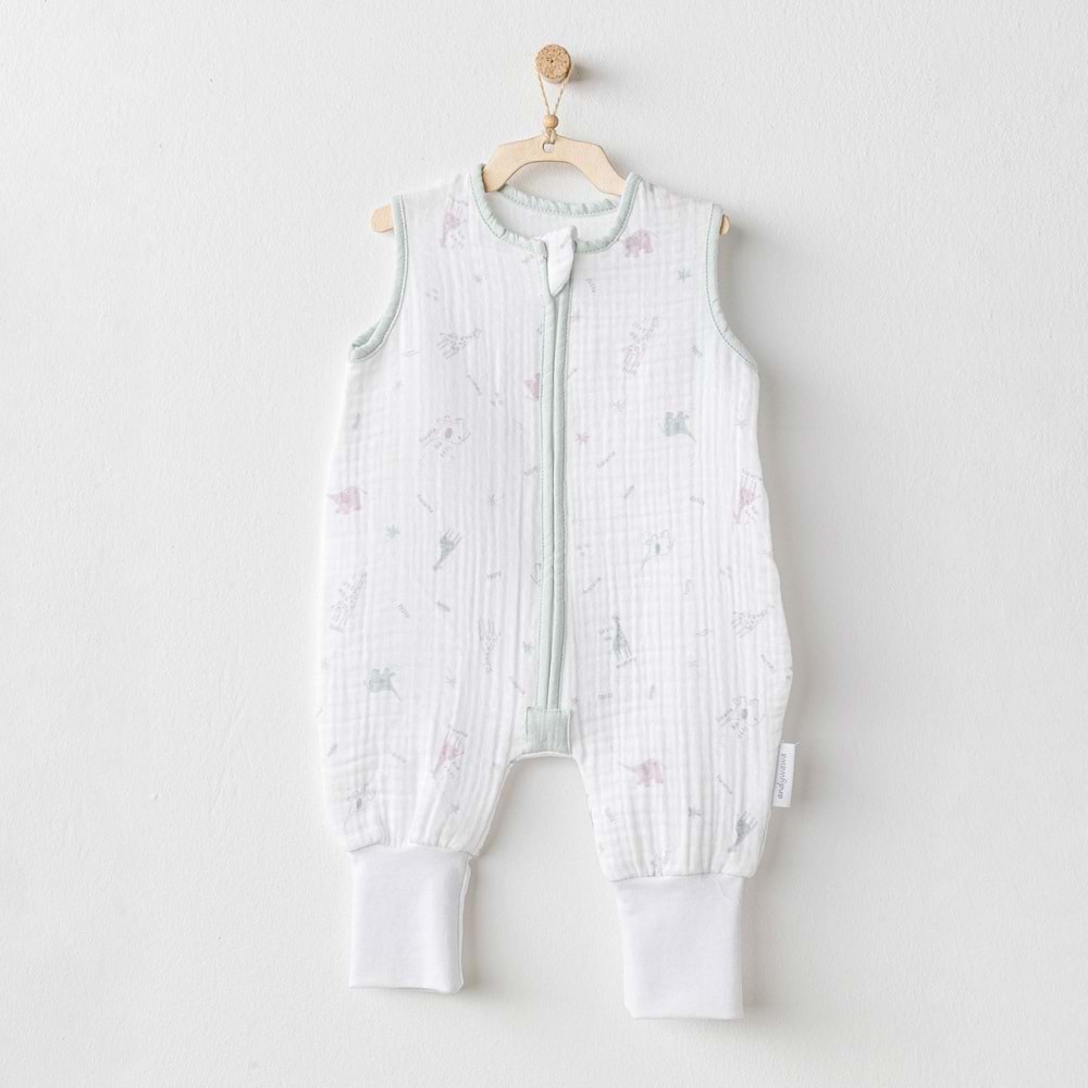 Andywawa Erkek Bebek Müslin Tulum - Andywawa - ECRU - 1-3 AY - AC25520-ECRU-1-3 AY