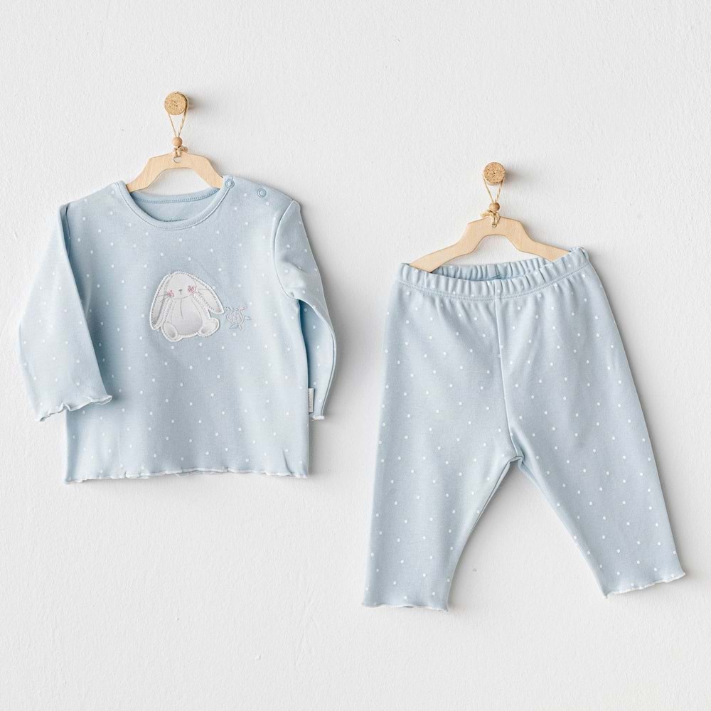 Andywawa Kız Bebek Takım - Andywawa - MAVİ - 1-3 AY - AC25636-MAVİ-1-3 AY