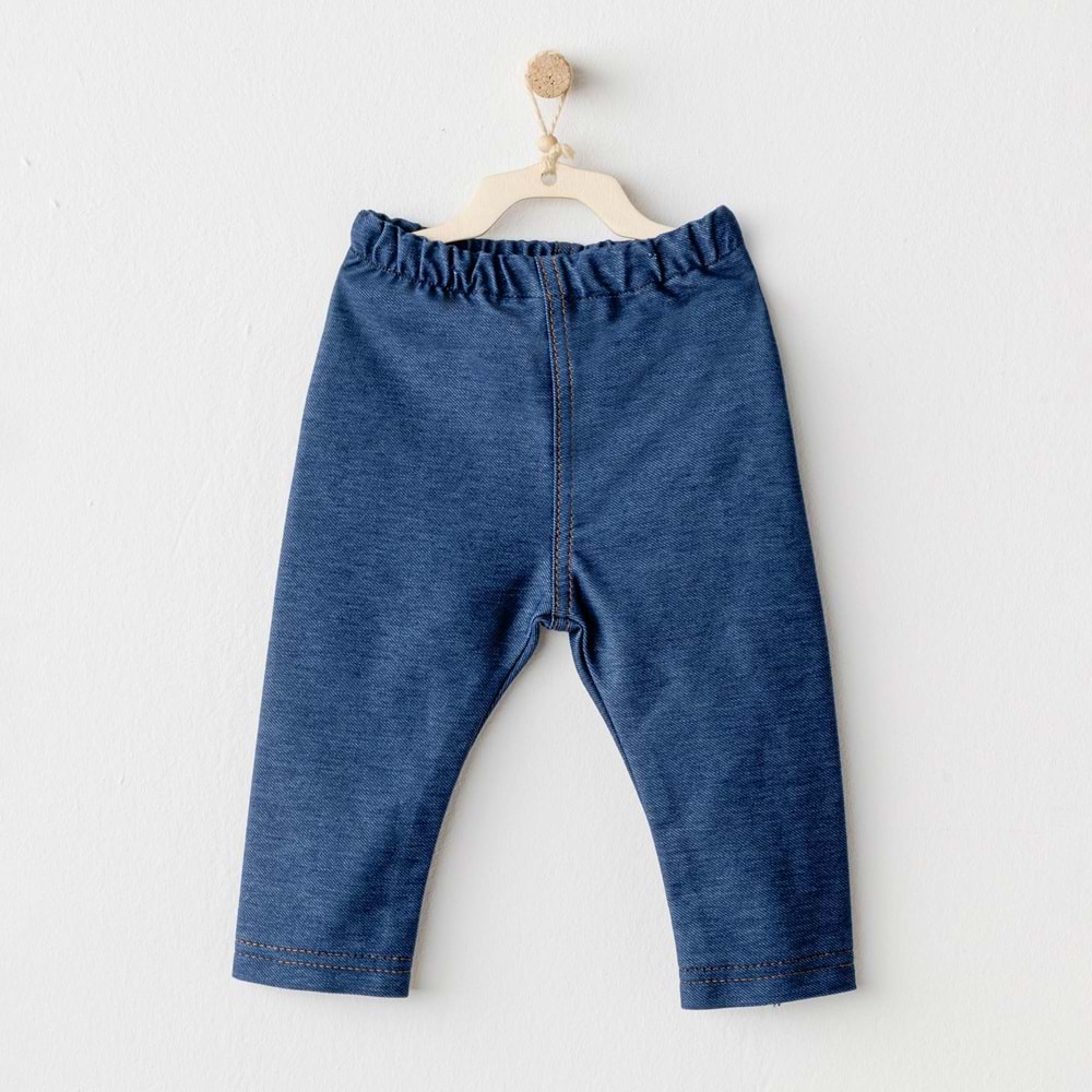 Andywawa Kız Bebek Tayt - Andywawa - İNDİGO - 6-9 AY - AC25963-İNDİGO-6-9 AY