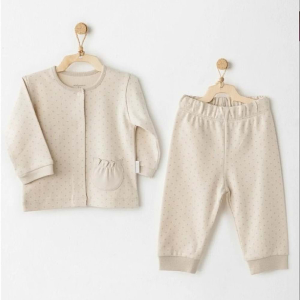 Andywawa Bebek Takımı - Andywawa - BEJ - 1-3 AY - AC26047-BEJ-1-3 AY