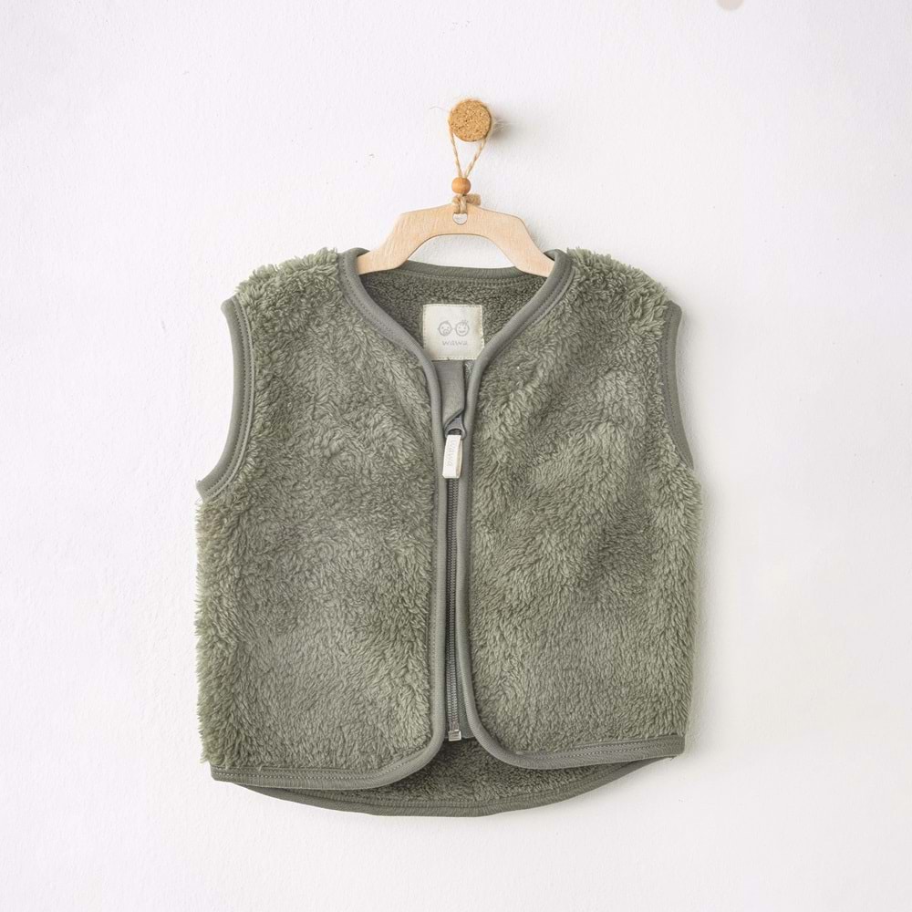 Andywawa Erkek Bebek Yelek - Andywawa - HAKİ - 3-6 AY - AC26188-HAKİ-3-6 AY