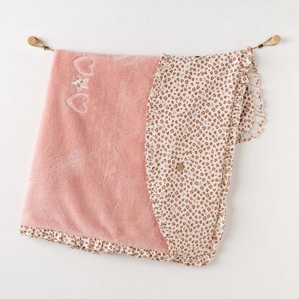 Andywawa Kız Bebek Battaniye - Andywawa - PEMBE - STANDART - AC26241-PEMBE-STANDART
