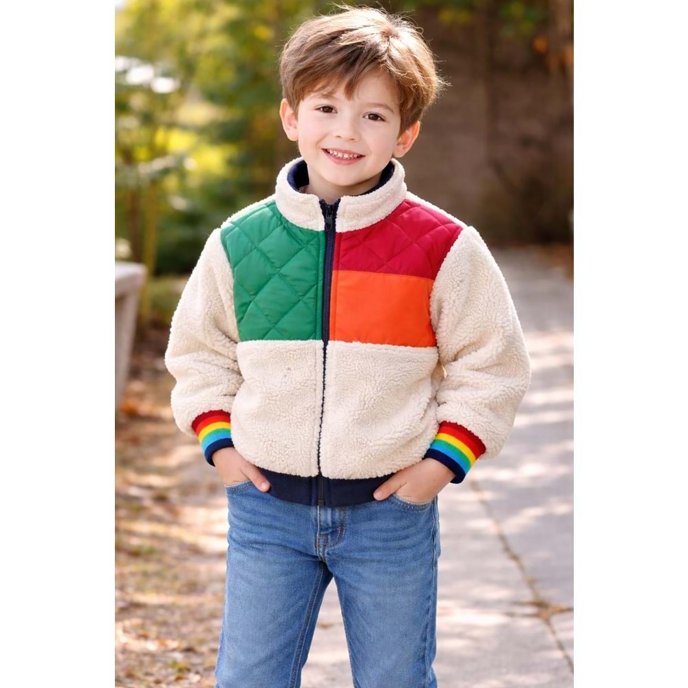 HARİBO Çocuk Polar Ceket - Haribo - RENKLİ - 3 YAŞ - P101-RENKLİ-3 YAŞ