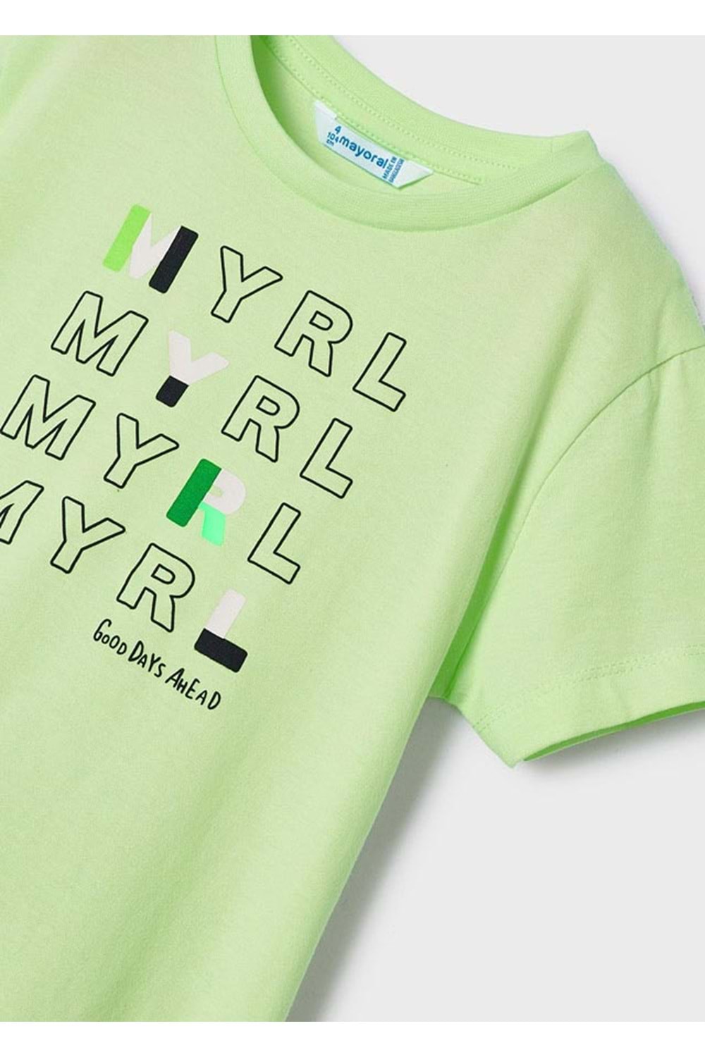 Mayoral Erkek Çocuk Tshırt - MAYORAL - fıstık yeşili - 2 YAŞ - 00170-fıstık yeşili-2 YAŞ