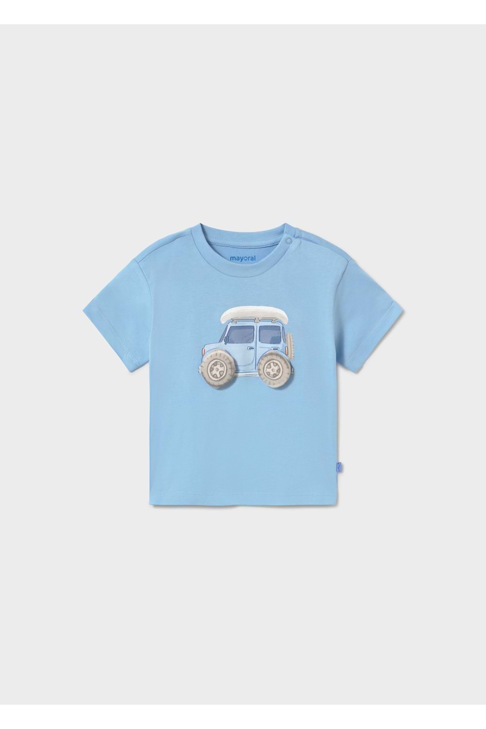 Mayoral Erkek Çocuk Tshirt - Mayoral - AÇIK MAVİ - 4 YAŞ - 1011---AÇIK MAVİ -4 YAŞ