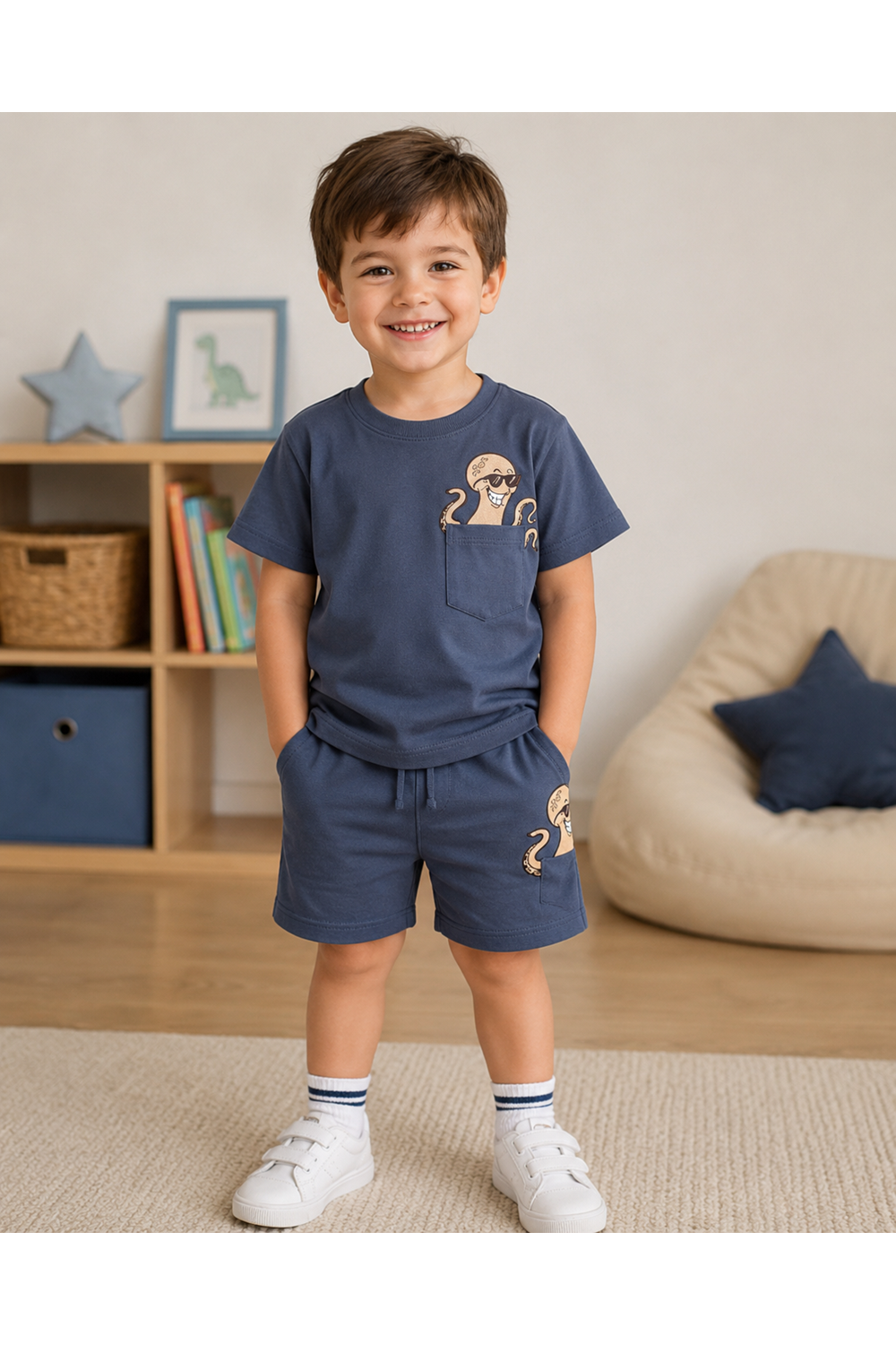 Name İt Çocuk Tshirt - Name İt - LACİVERT - 6 YAŞ - 13254309-LACİVERT-6 YAŞ