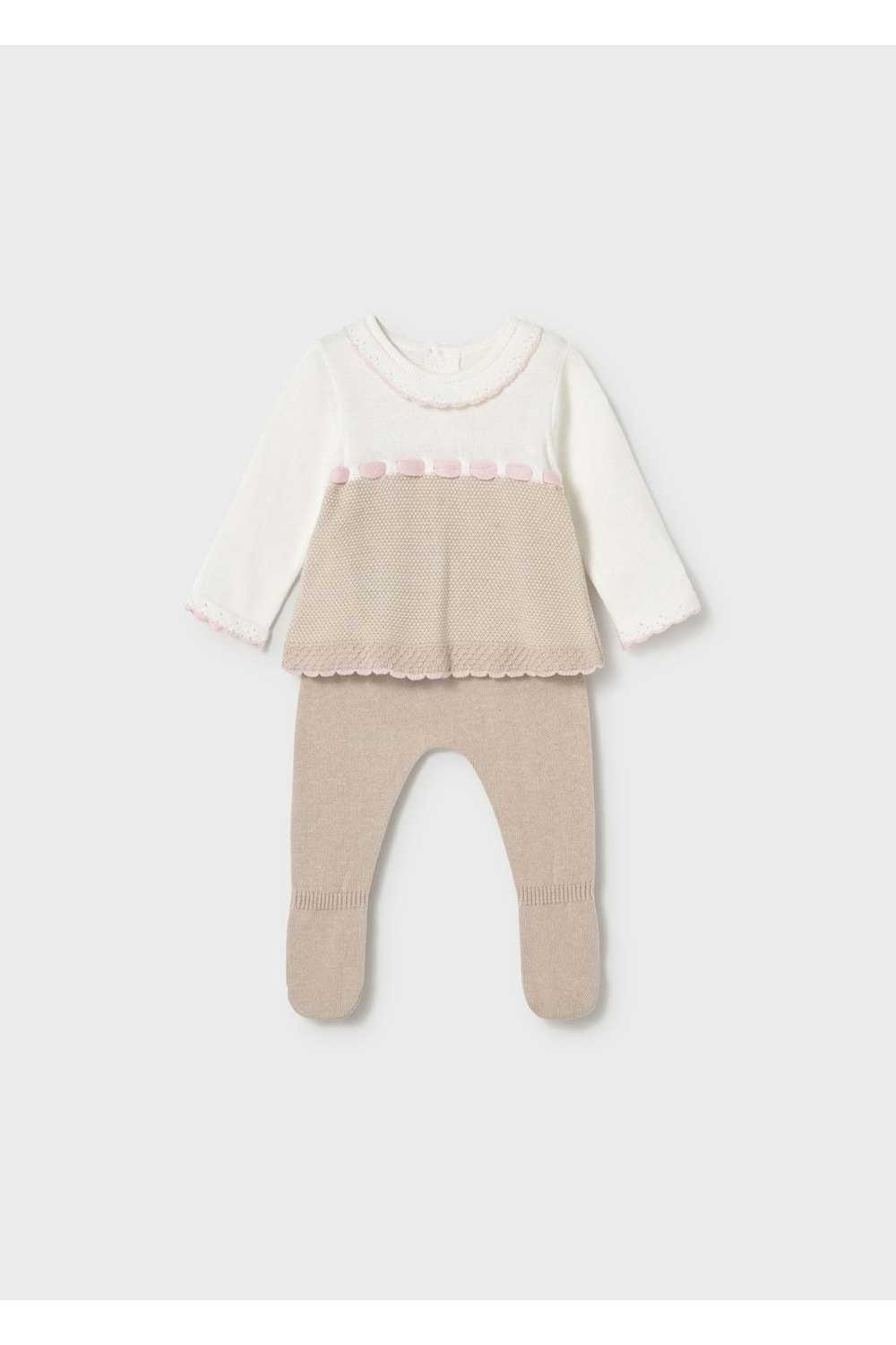Mayoral Elbise çorap set - Mayoral - ECRU - 4-6 AY - 1594-ECRU-4-6 AY