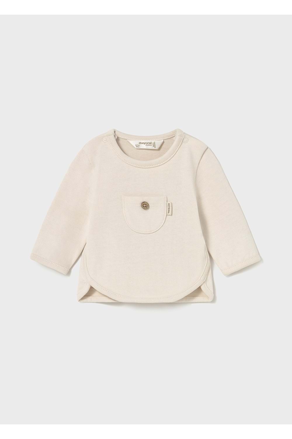 Mayoral Erkek Bebek Uzun Kol Tshirt - Mayoral - BEJ - 18-AY - 2057-BEJ-18-AY