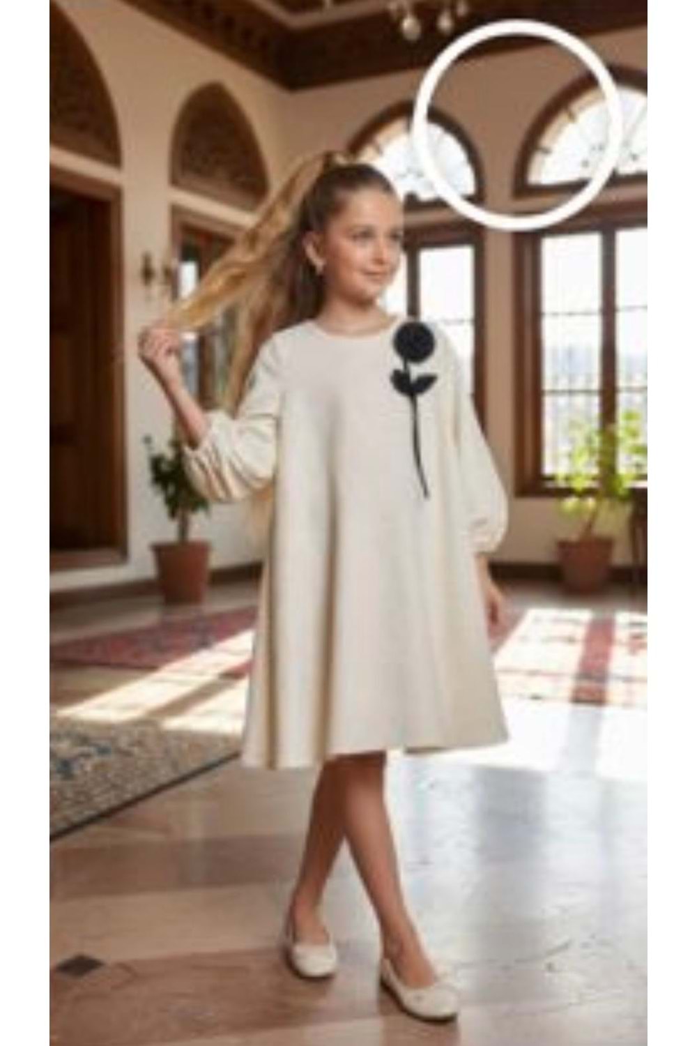 Pixina Kız Çocuk Elbise - Pixina - ECRU - 2 YAŞ - 26310-ECRU-2 YAŞ