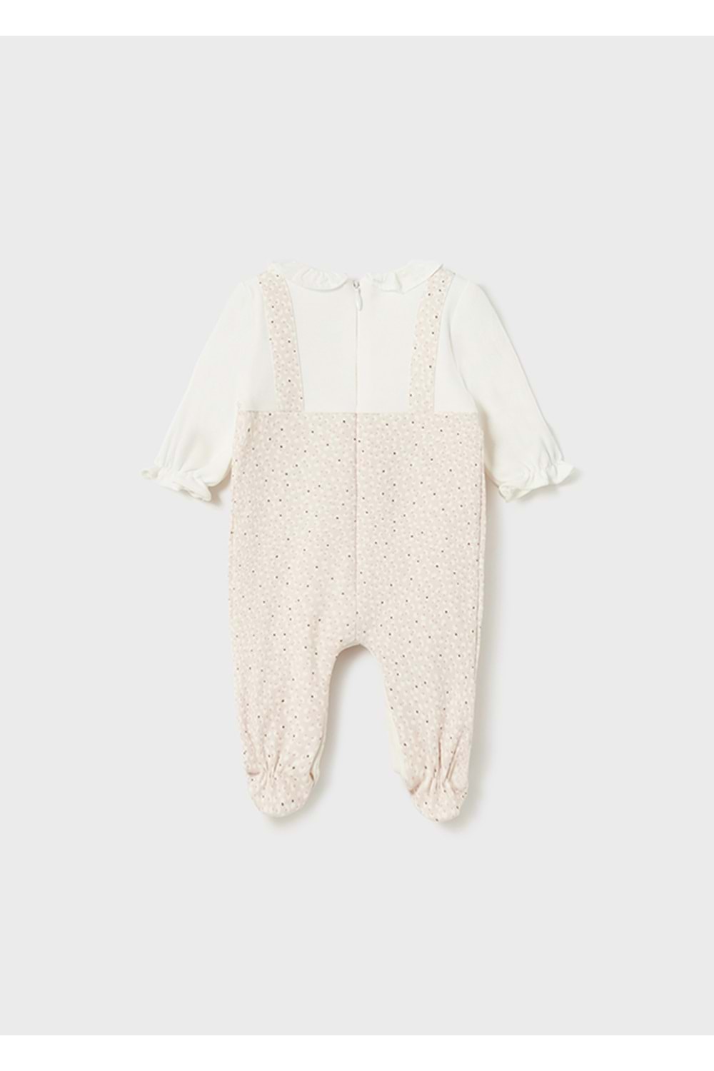 Mayoral Desenli Beyaz Bebek Tulum - Mayoral - BEYAZ - 18-AY - 2660-BEYAZ-18-AY