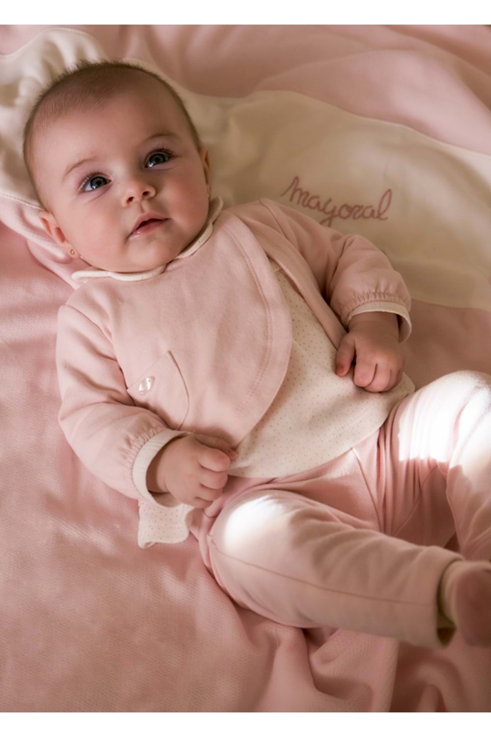 Mayoral Kız Bebek 2Li Set - Mayoral - PEMBE - 6-9 AY - 2707--PEMBE-6-9 AY
