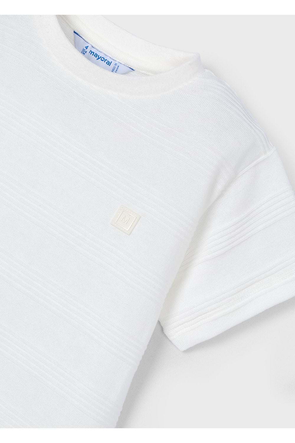 Mayoral Erkek Çocuk Tshirt - Mayoral - KREM - 4 YAŞ - 3028-KREM-4 YAŞ