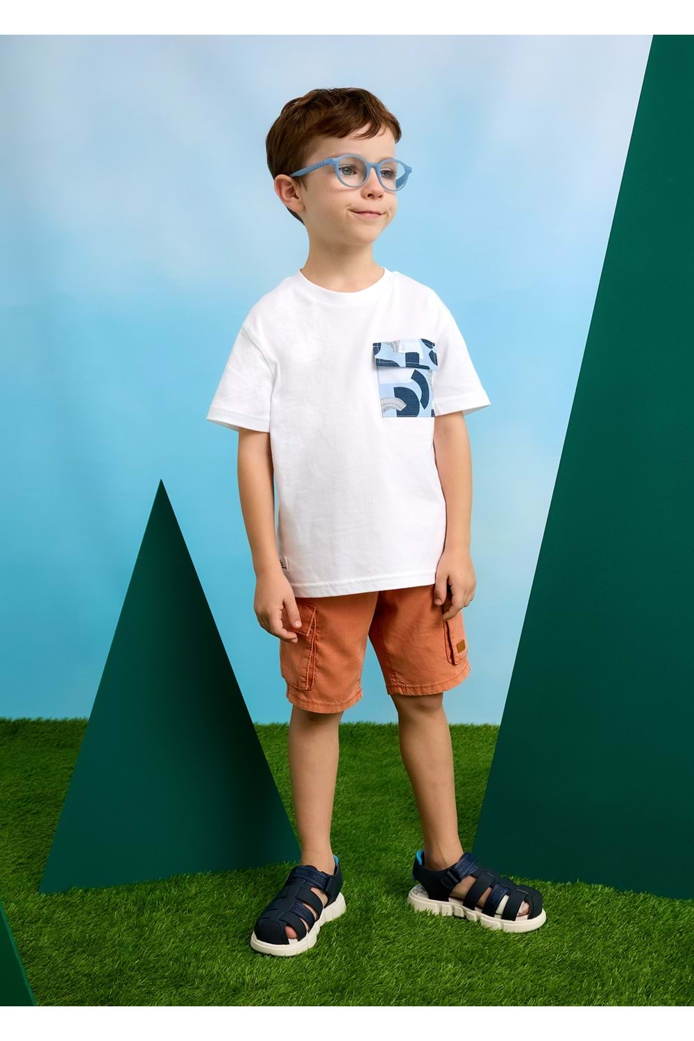 Mayoral Erkek Çocuk Tshirt - Mayoral - BEYAZ - 3 YAŞ - 3032-BEYAZ-3 YAŞ