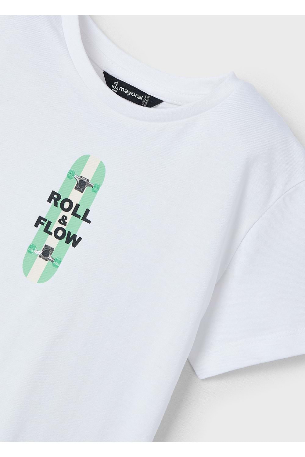 Mayoral Erkek Çocuk Tshirt - Mayoral - BEYAZ - 4 YAŞ - 3039-BEYAZ-4 YAŞ