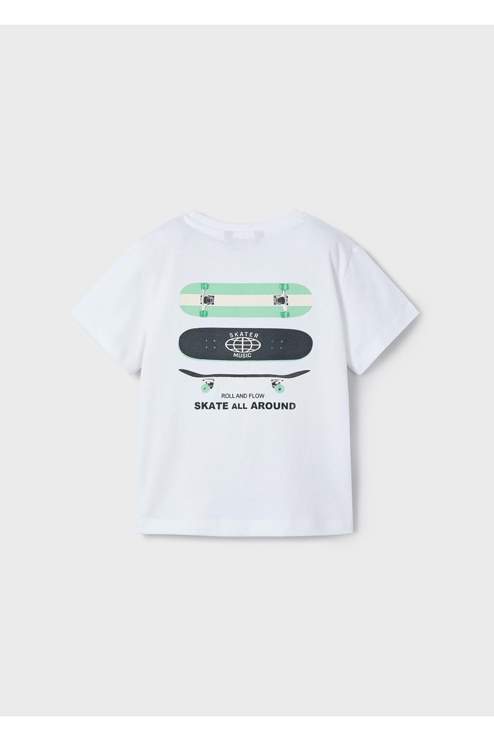 Mayoral Erkek Çocuk Tshirt - Mayoral - BEYAZ - 8 YAŞ - 3039-BEYAZ-8 YAŞ