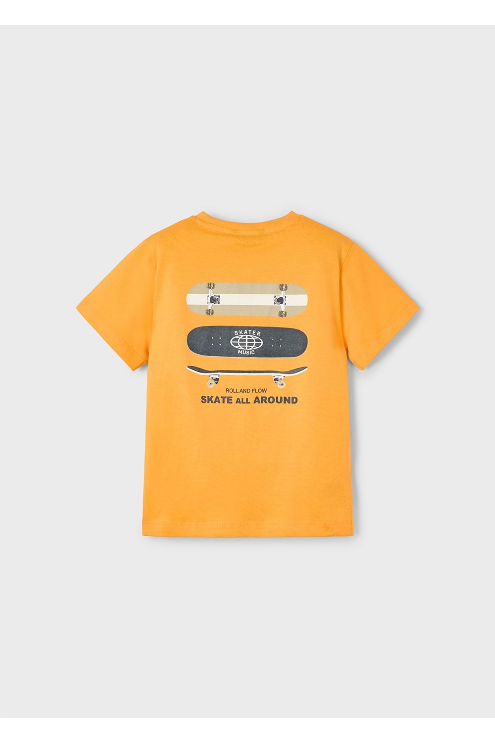 Mayoral Erkek Çocuk Tshirt - Mayoral - TURUNCU - 7 YAŞ - 3039-TURUNCU-7 YAŞ