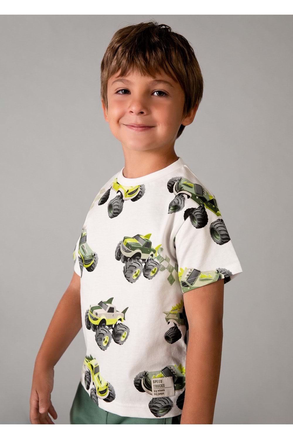 Mayoral Erkek Çocuk Baskılı Tshirt - Mayoral - BEYAZ - 6 YAŞ - 3068-BEYAZ-6 YAŞ