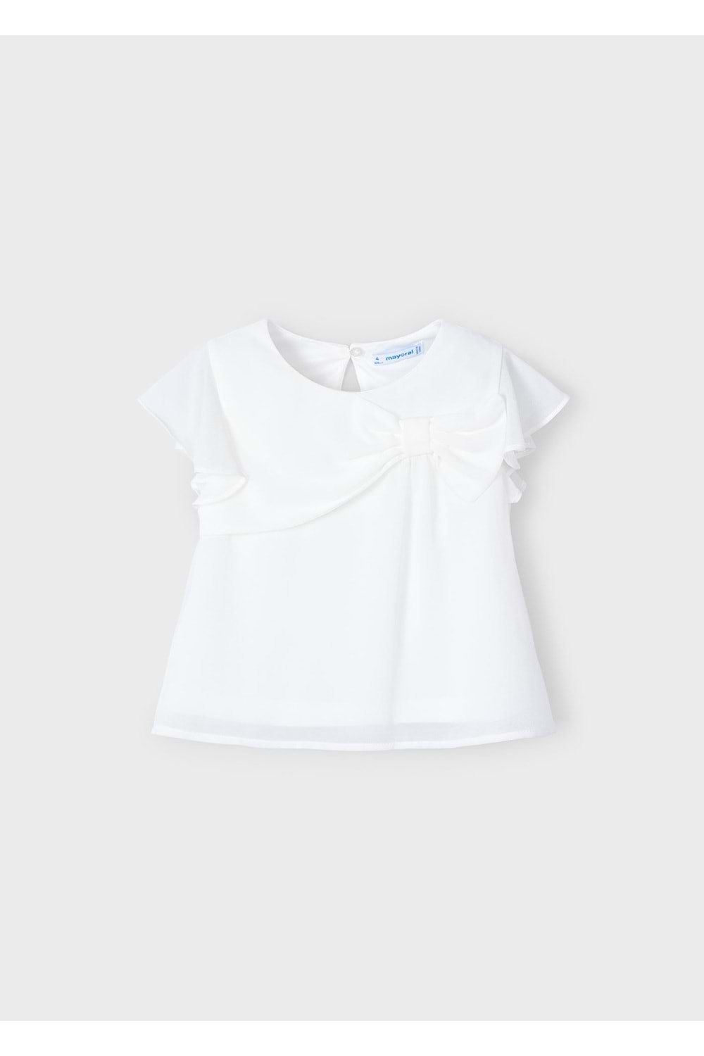 Mayoral kız çocuk tshrt - Mayoral - BEYAZ - 7 YAŞ - 3182-BEYAZ-7 YAŞ