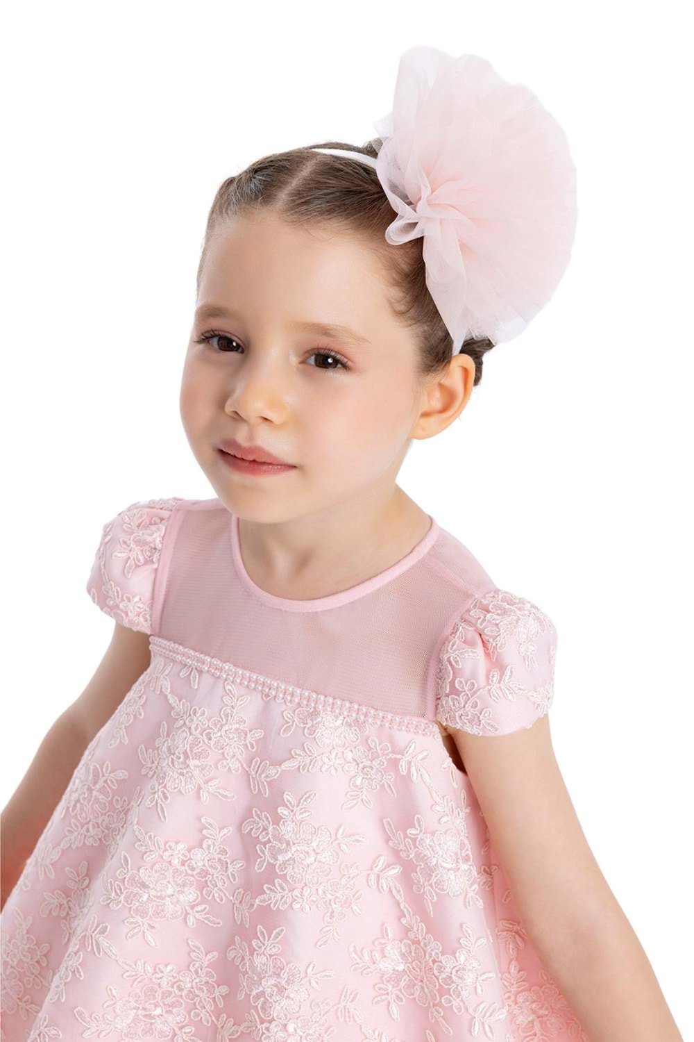 Pamina Kız Çocuk Elbise - PEMBE - 6-AY - 34110-PEMBE-6-AY