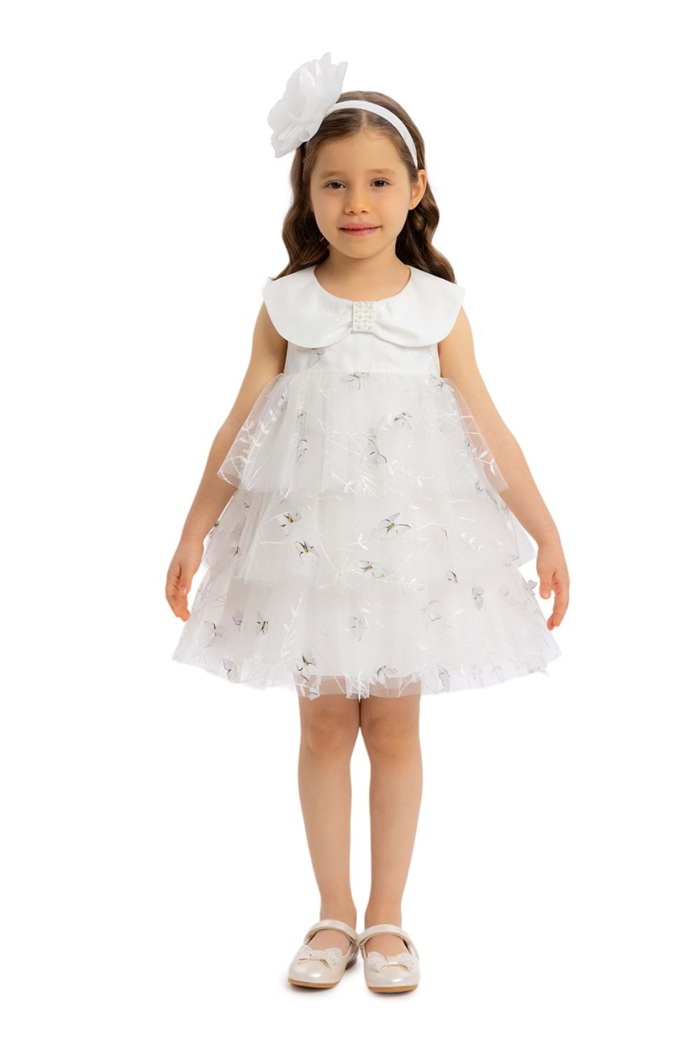 Pamina Kız Bebek Elbise - Pamina - BEYAZ - 6-AY - 34243-BEYAZ-6-AY