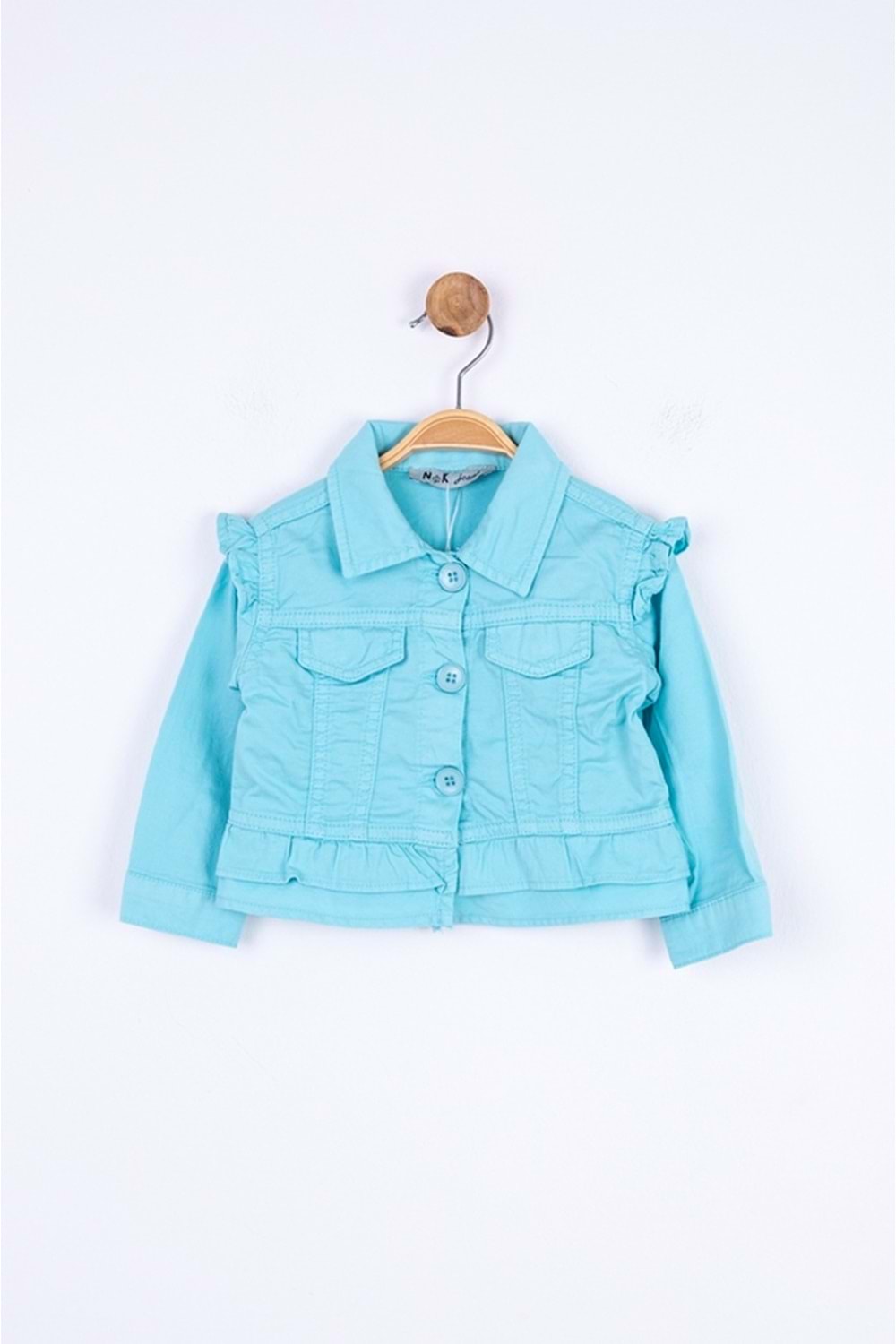N.K Mavi Kız Bebek Ceket - N.K - MAVİ - 12-18 AY - 34709-MAVİ-12-18 AY