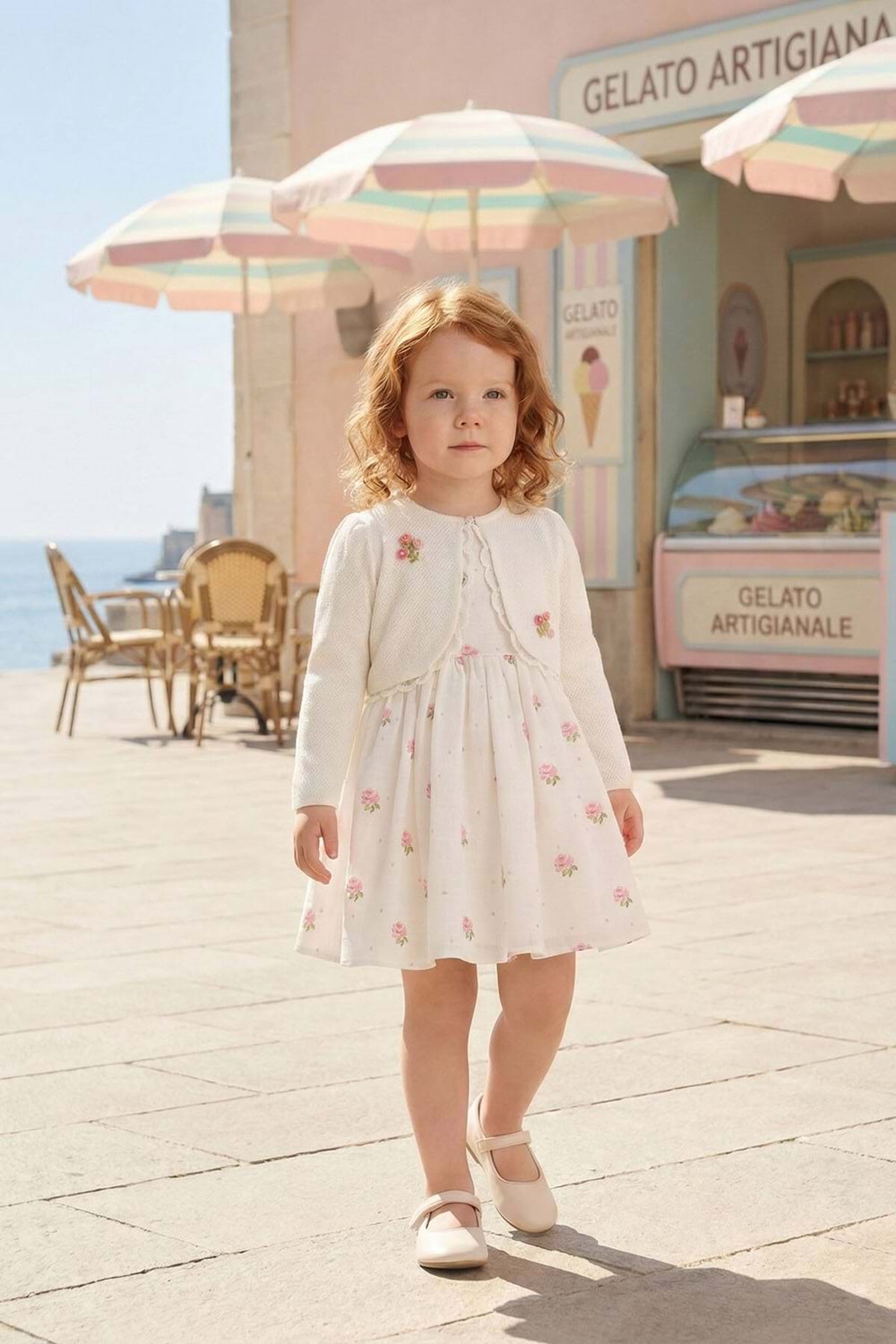 Pamina Kız Bebek Elbise - Pamina - ECRU - 12-AY - 36385-ECRU-12-AY