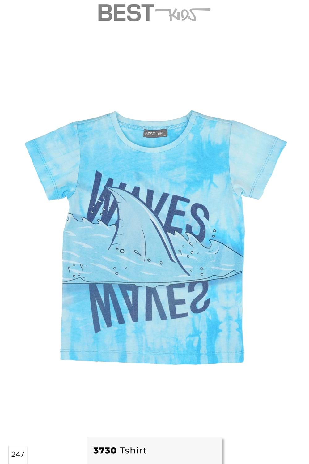 Erkek çocuk tshrt - BEST-KİDS - TURKUAZ - 2 YAŞ - 3730-22691