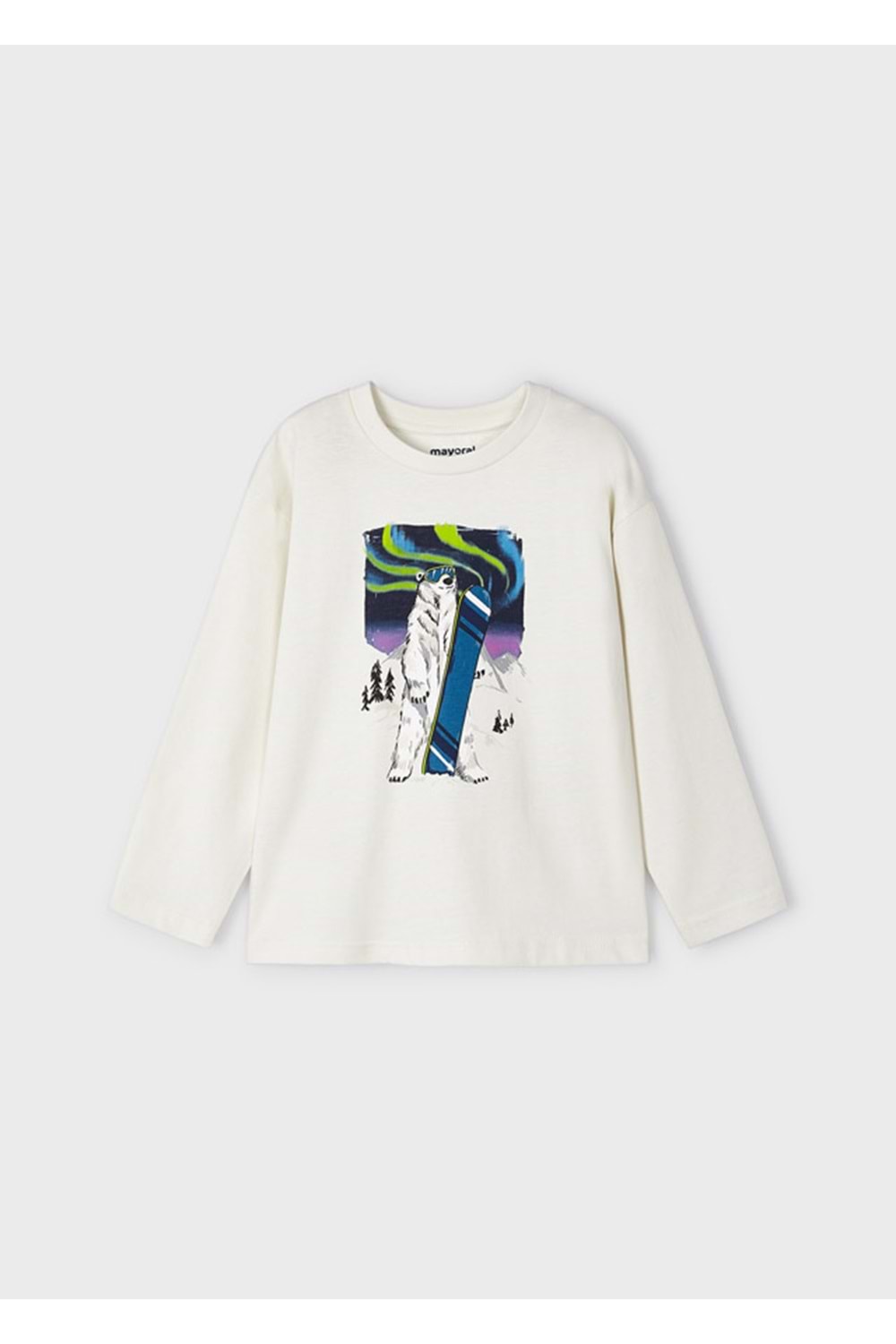 Mayoral Krem Çocuk Tshirt - Mayoral - KREM - 5 YAŞ - 4038-KREM-5 YAŞ