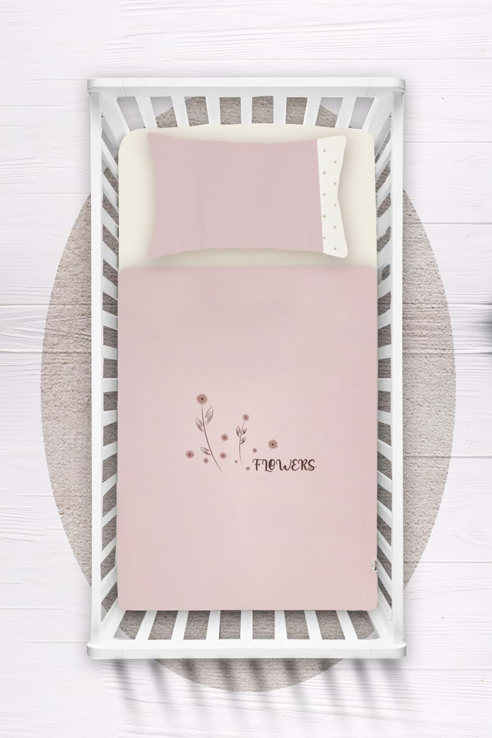 Bistyle Organic Nevresim Takımı - Bistyle - PUDRA - 0-6 AY - 80114-PUDRA-0-6 AY