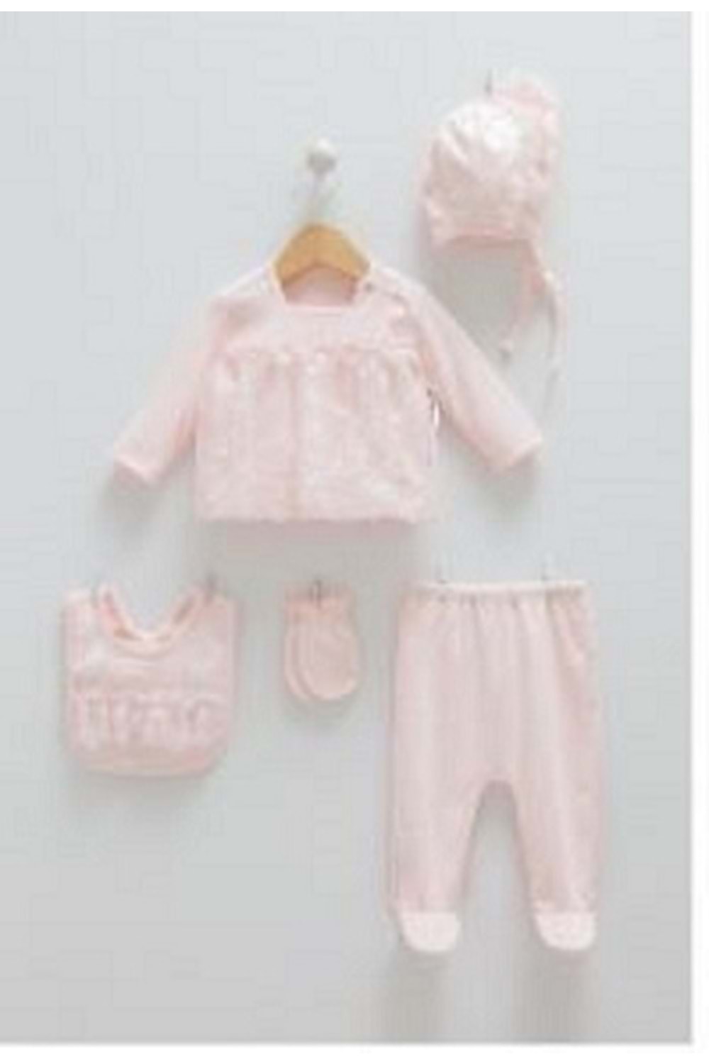 Caramel 5 li set - Caramell - PEMBE - 0-3 AY - 9013-PEMBE-0-3 AY