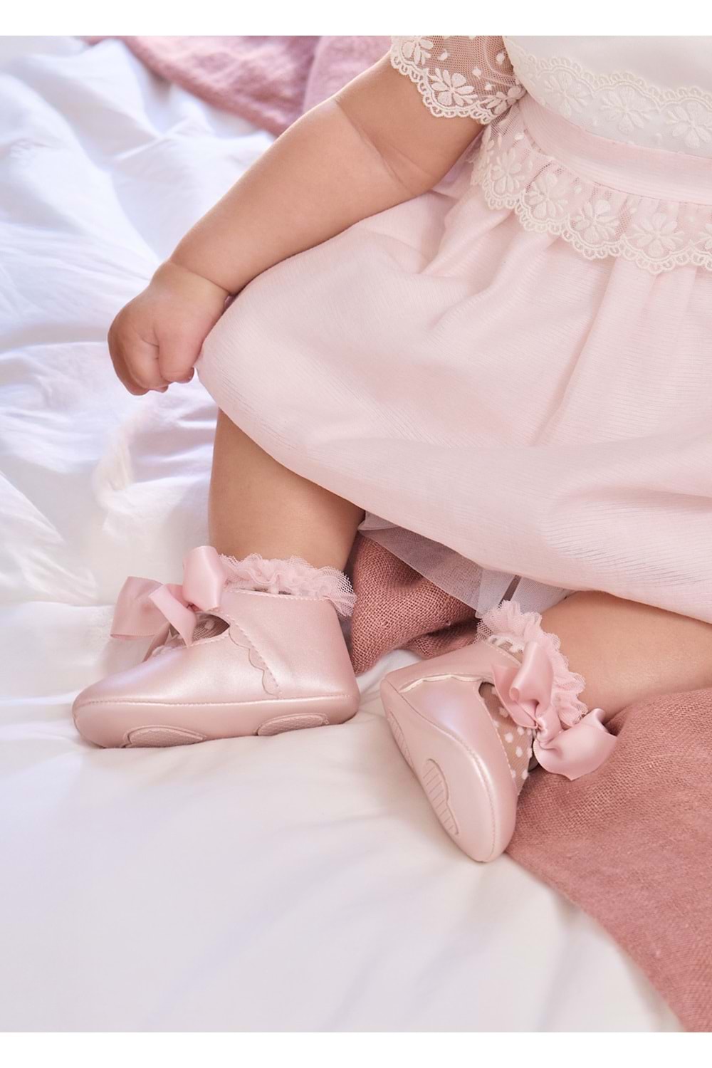 Mayoral Kız Bebek Babet - Mayoral - PEMBE - 19 - 9090-PEMBE-19