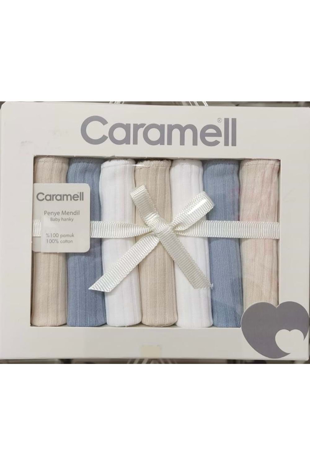 Caremell 7li Bebe Mendil - Caremell - ECRU - 0-6 AY - 9661--BEJ-0-6 AY