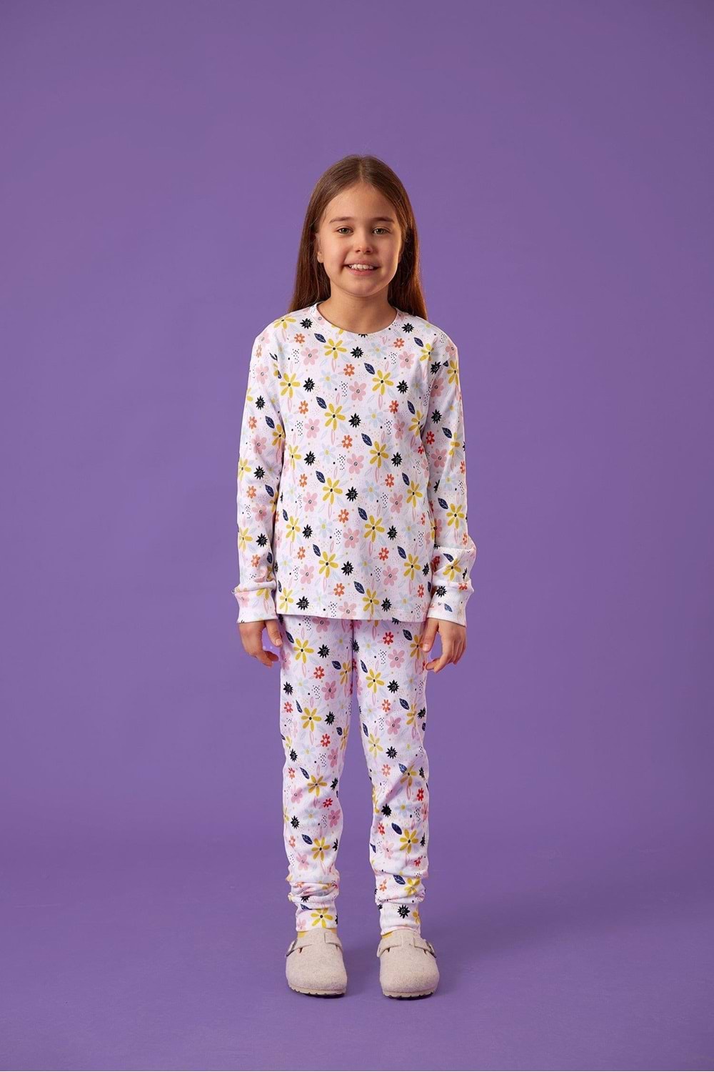 Pueril Çocuk Fitilli Pijama Takımı - Pueril - RENKLİ - 2 YAŞ - 9999-RENKLİ-2 YAŞ
