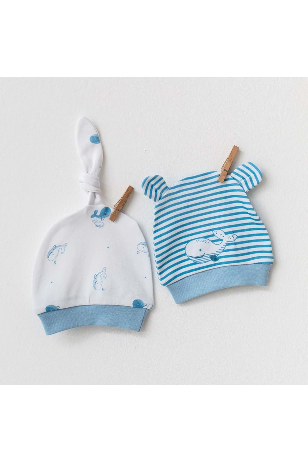 Erkek bebek bere - ANDYWAWA - MAVİ - 0-3 AY - AC215660-22810