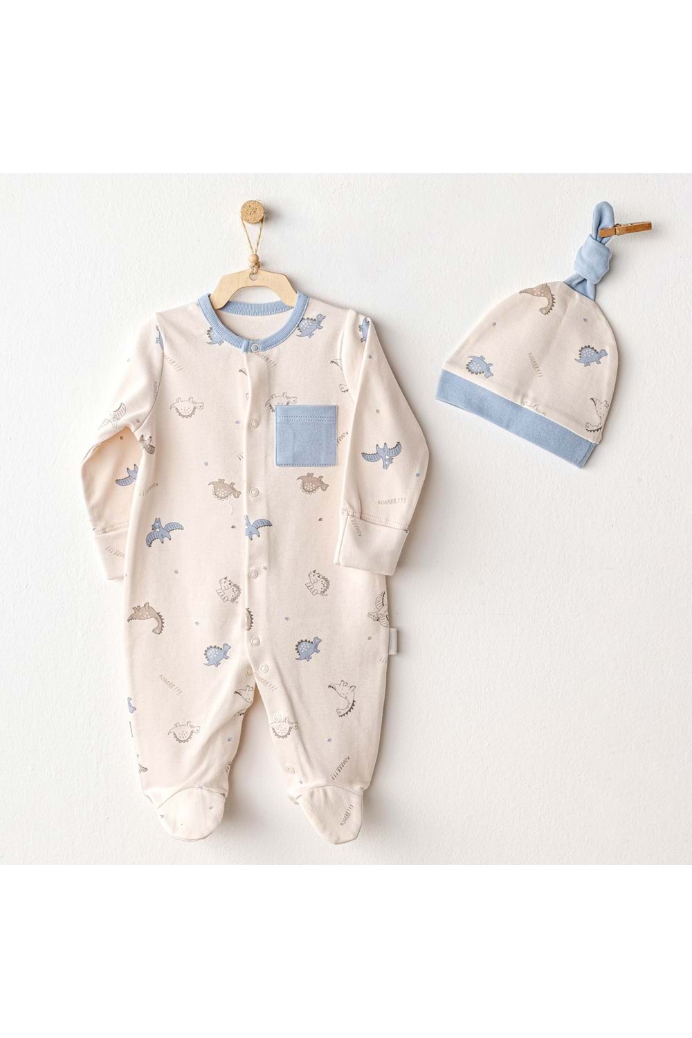 Andywawa Erkek Bebek Tulum - Andywawa - BEJ - 0-1 AY - AC25919-BEJ-0-1 AY